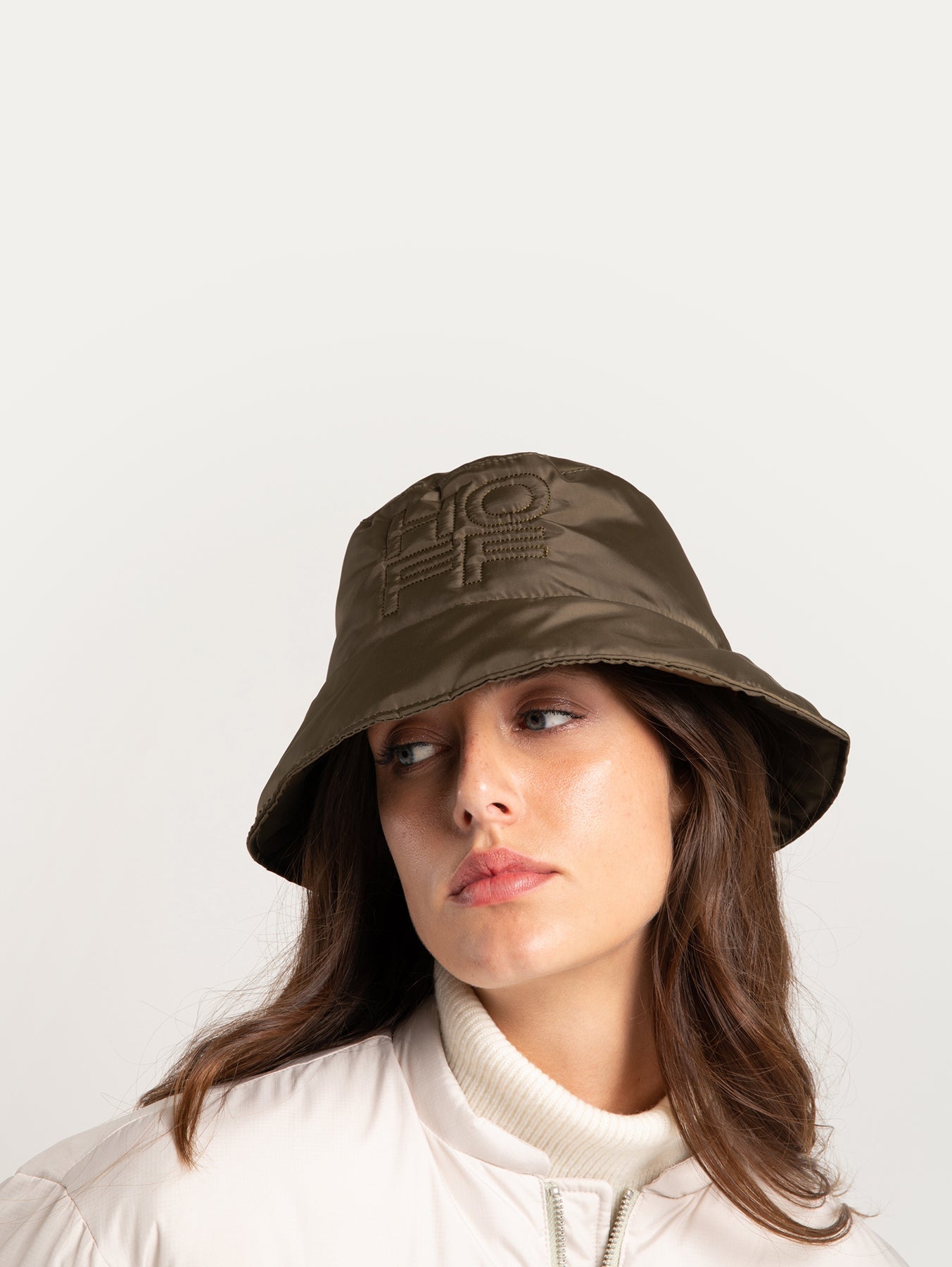 GORRO BUCKET NYLON SOLDEN VERDE OSCURO